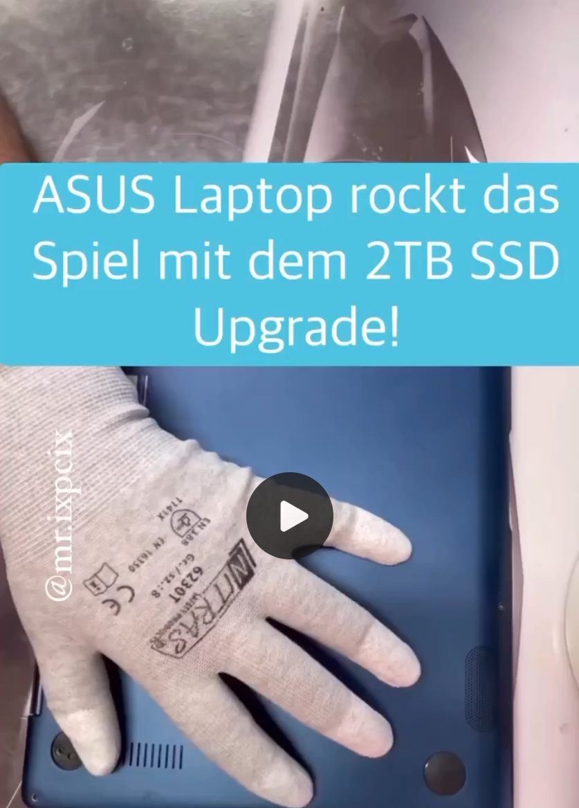 ASUS Laptop SSD Upgrade.